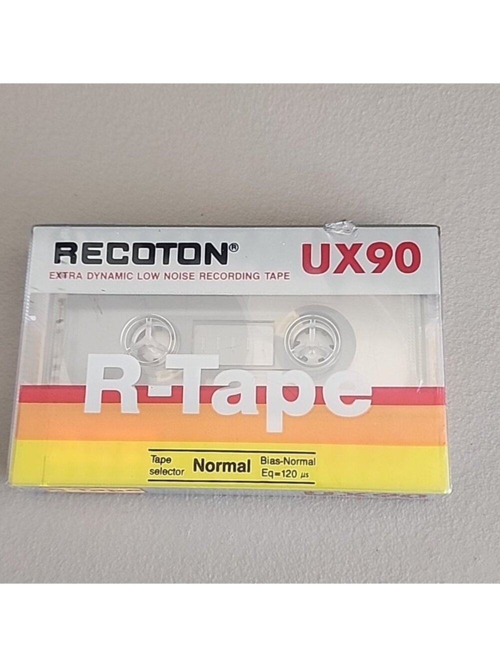 Recoton Audio CassetteR-Tape UX90 Minute New Sealed Unopened